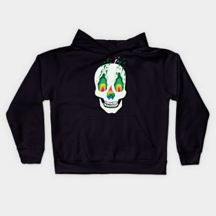 Trippy Skull Face Kids Hoodie